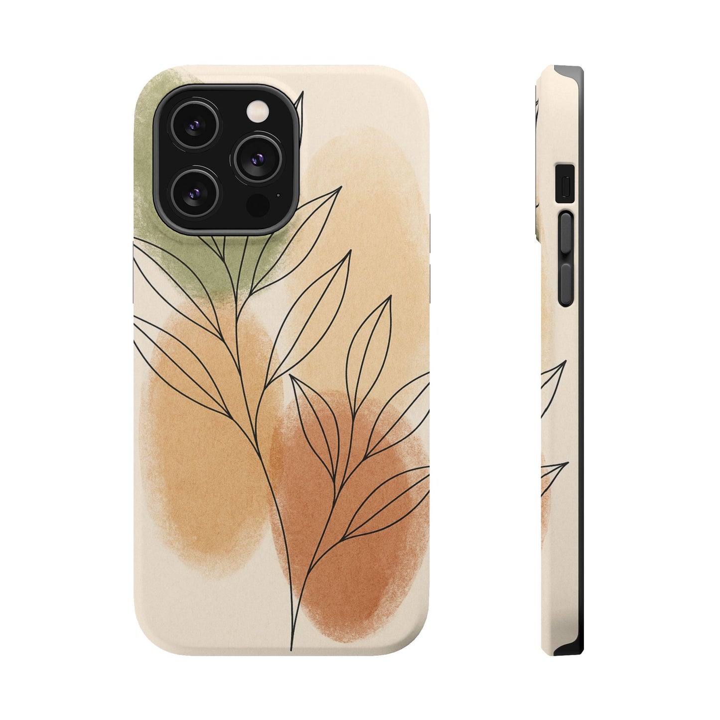 Botanical Line Art Blends Magnetic Phone Case