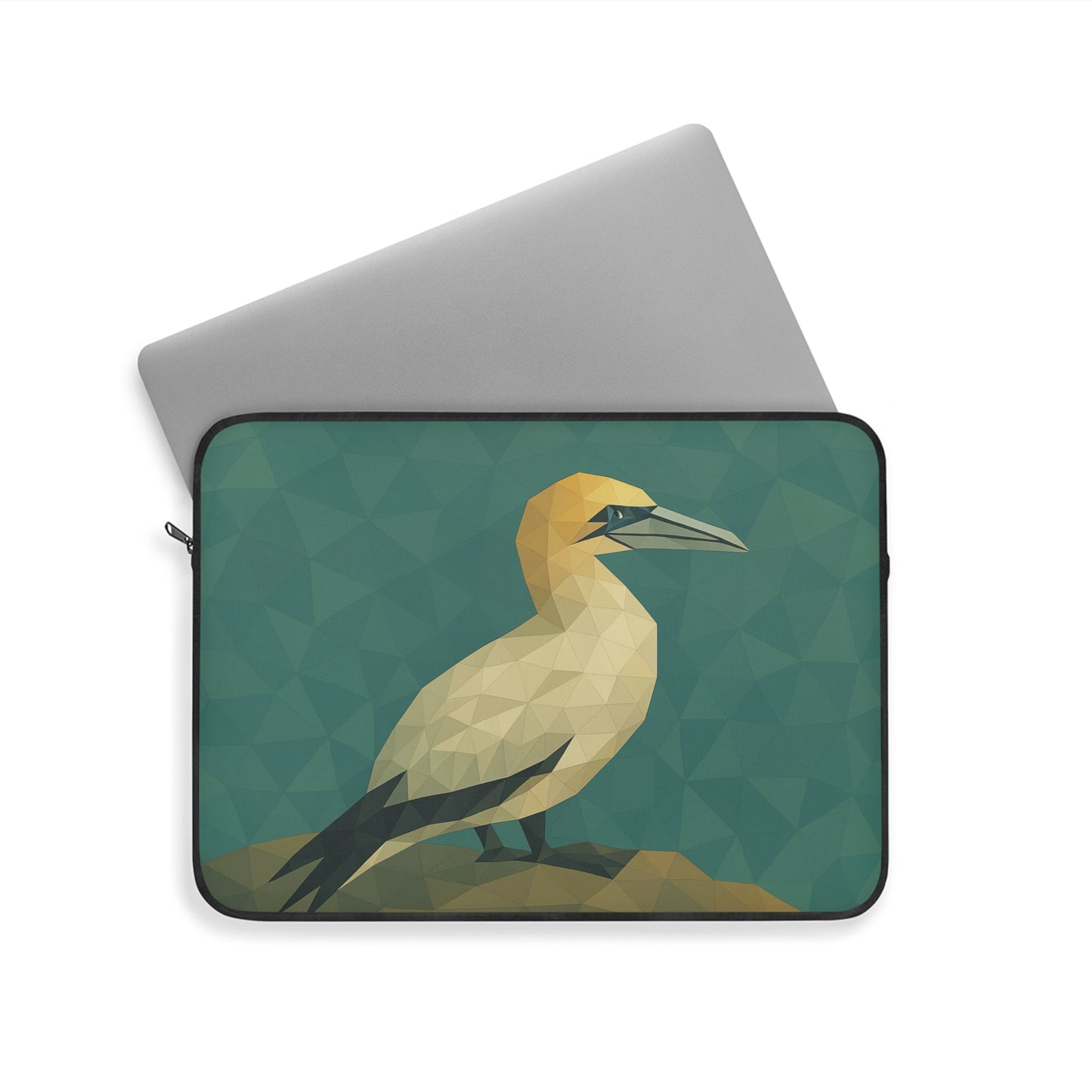 Geometric Bird Art Laptop Sleeve