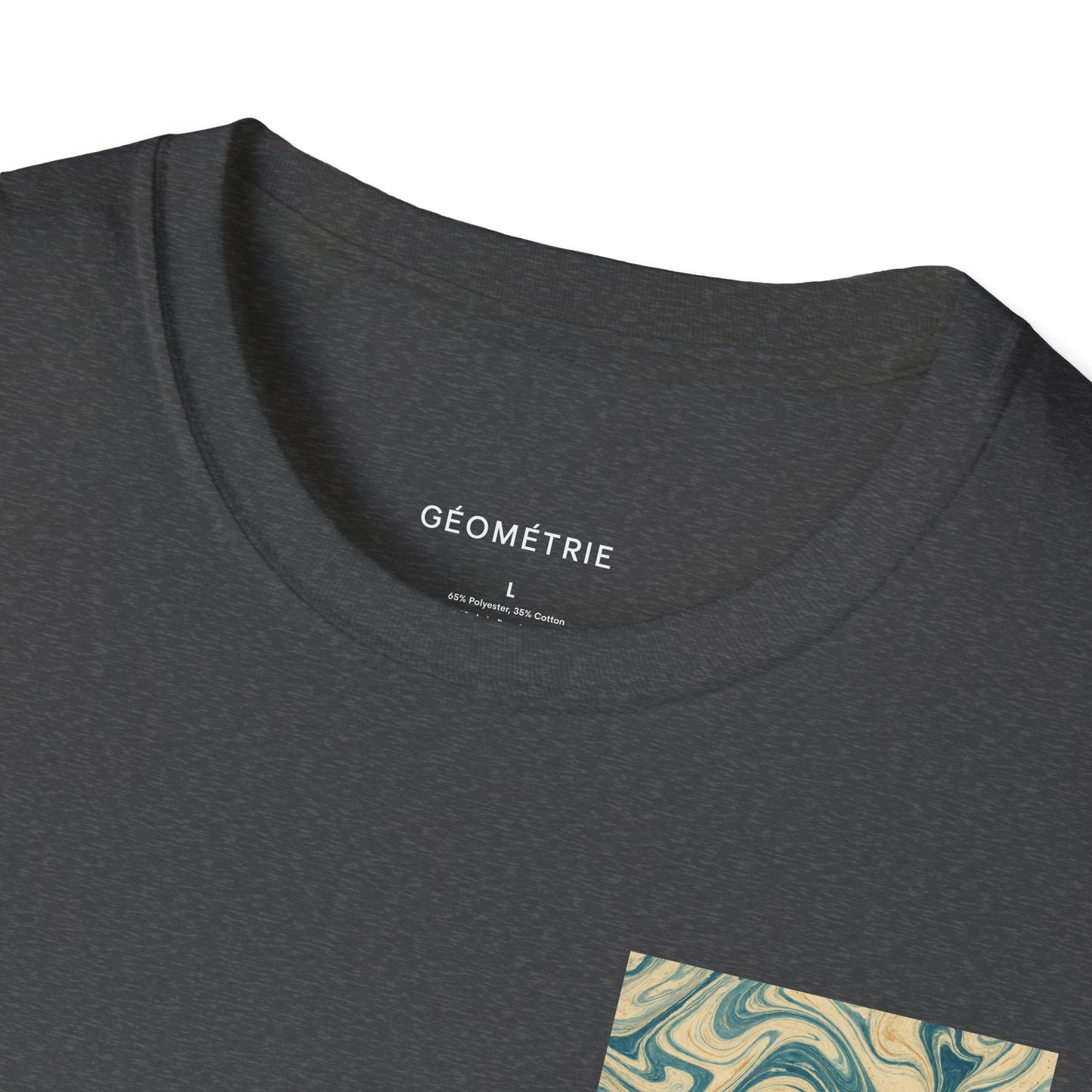Geo Pattern Unisex Softstyle T-Shirt | Casual Everyday Tee, Graphic Shirt, Gift for Him/Her, Trendy Wear, Artsy Style (Pattern 06)
