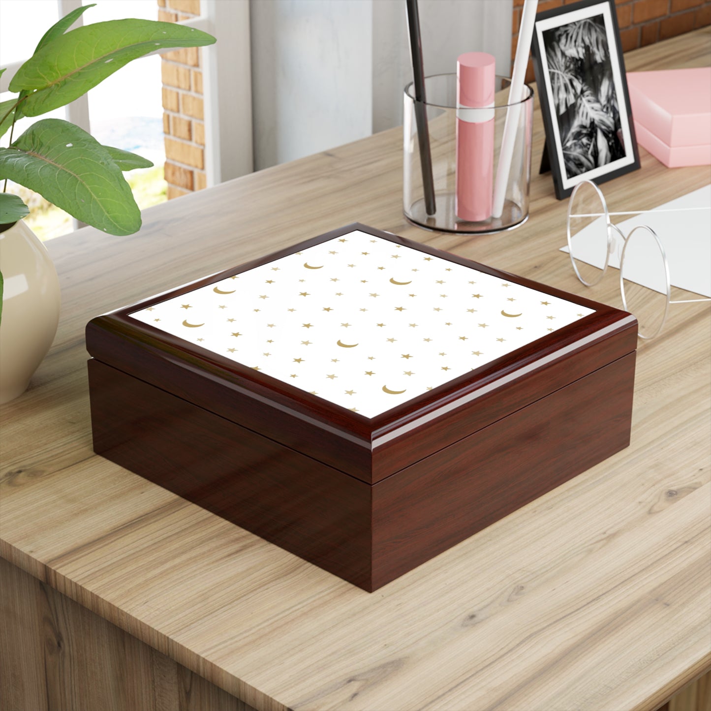 Starry Night Elegance Jewelry Box