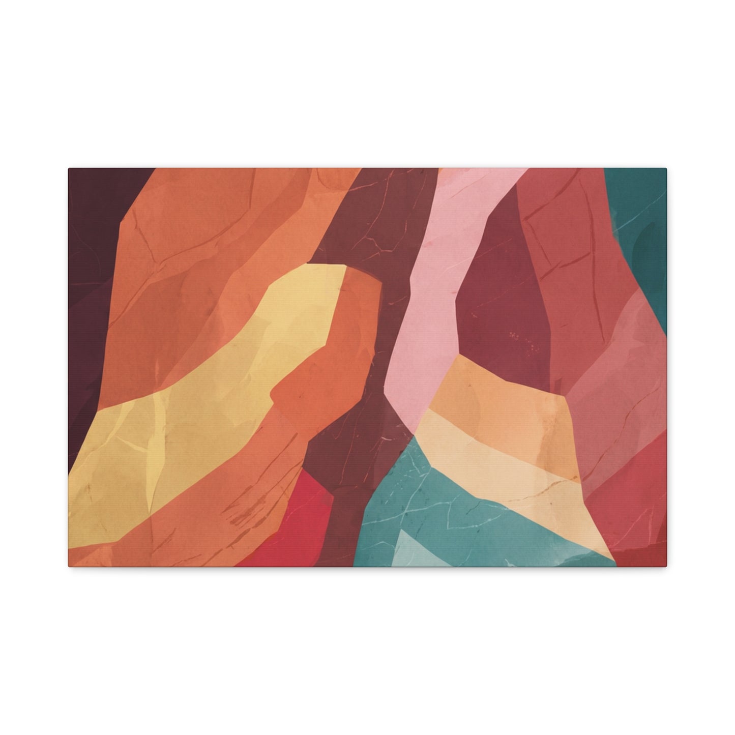 Canyon Fold Stretched Canvas Wall Art