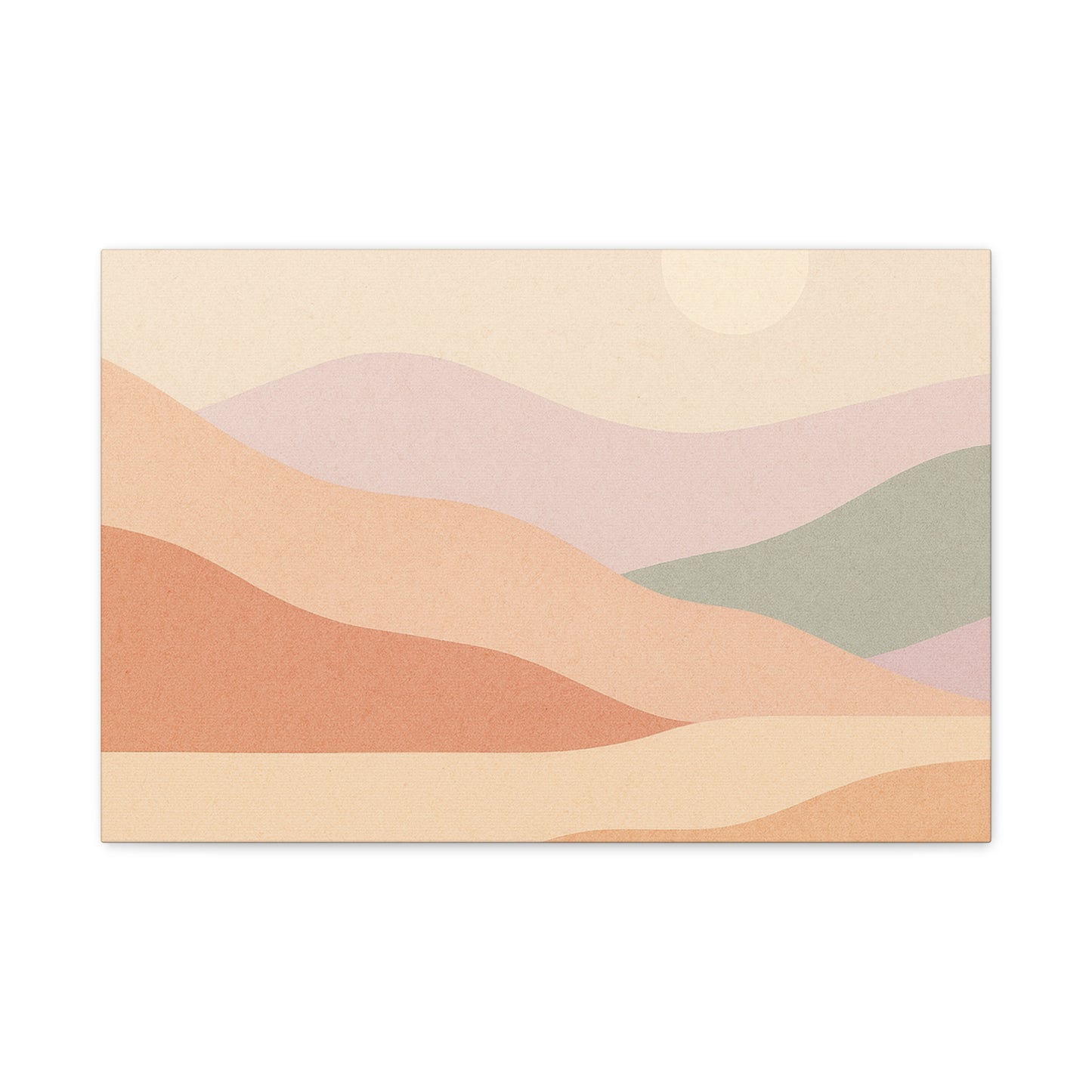 Dune Haze Stretched Canvas Wall Art