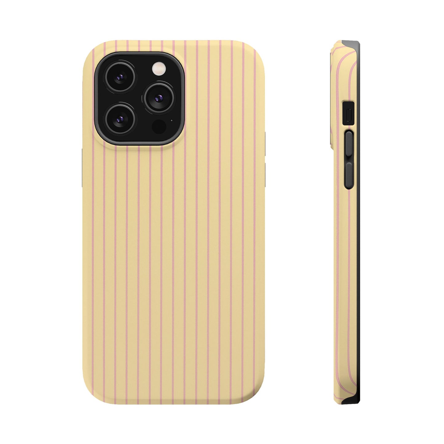 Blush Pinstripe Magnetic Phone Case