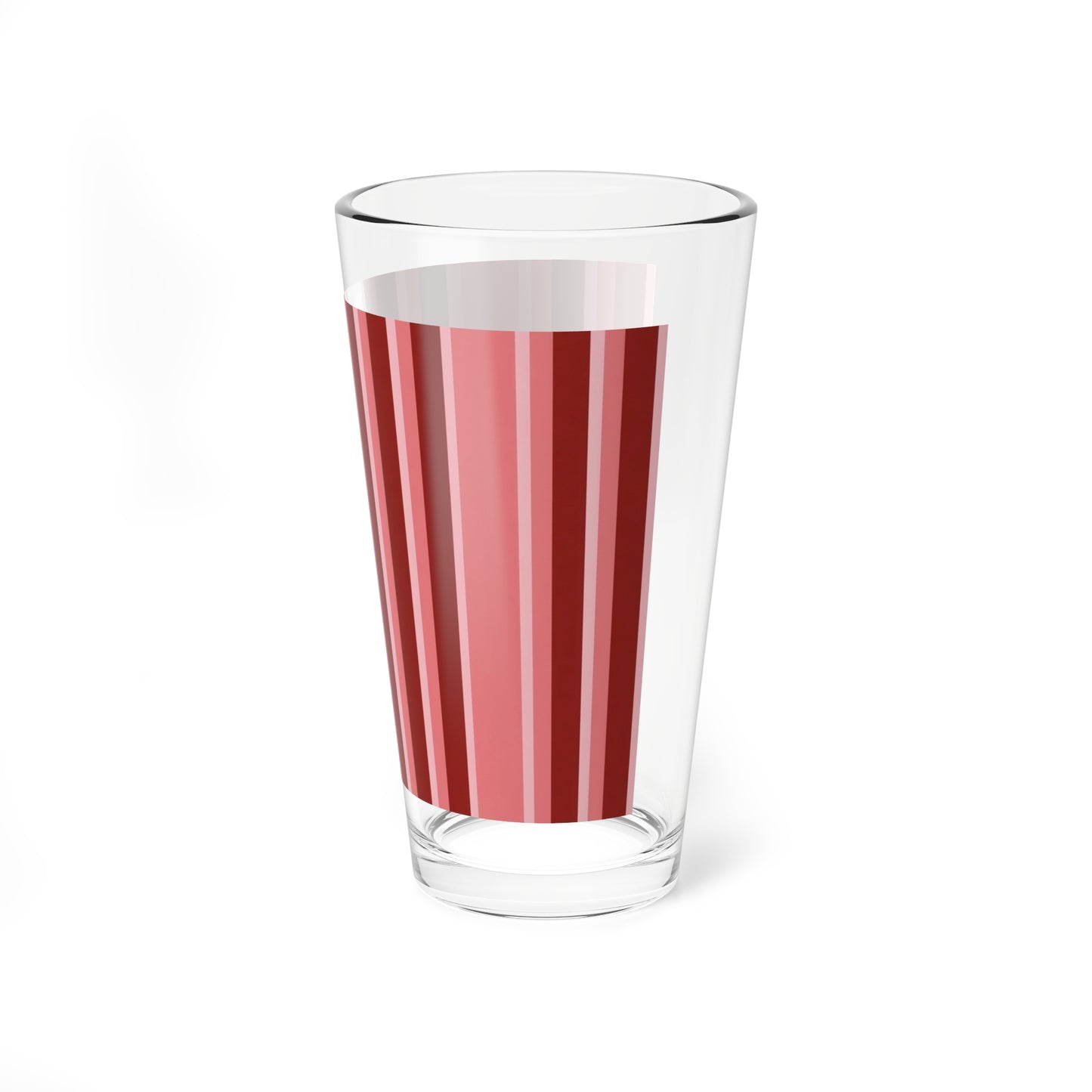 Crimson Line Tall Mixing Glass 16oz