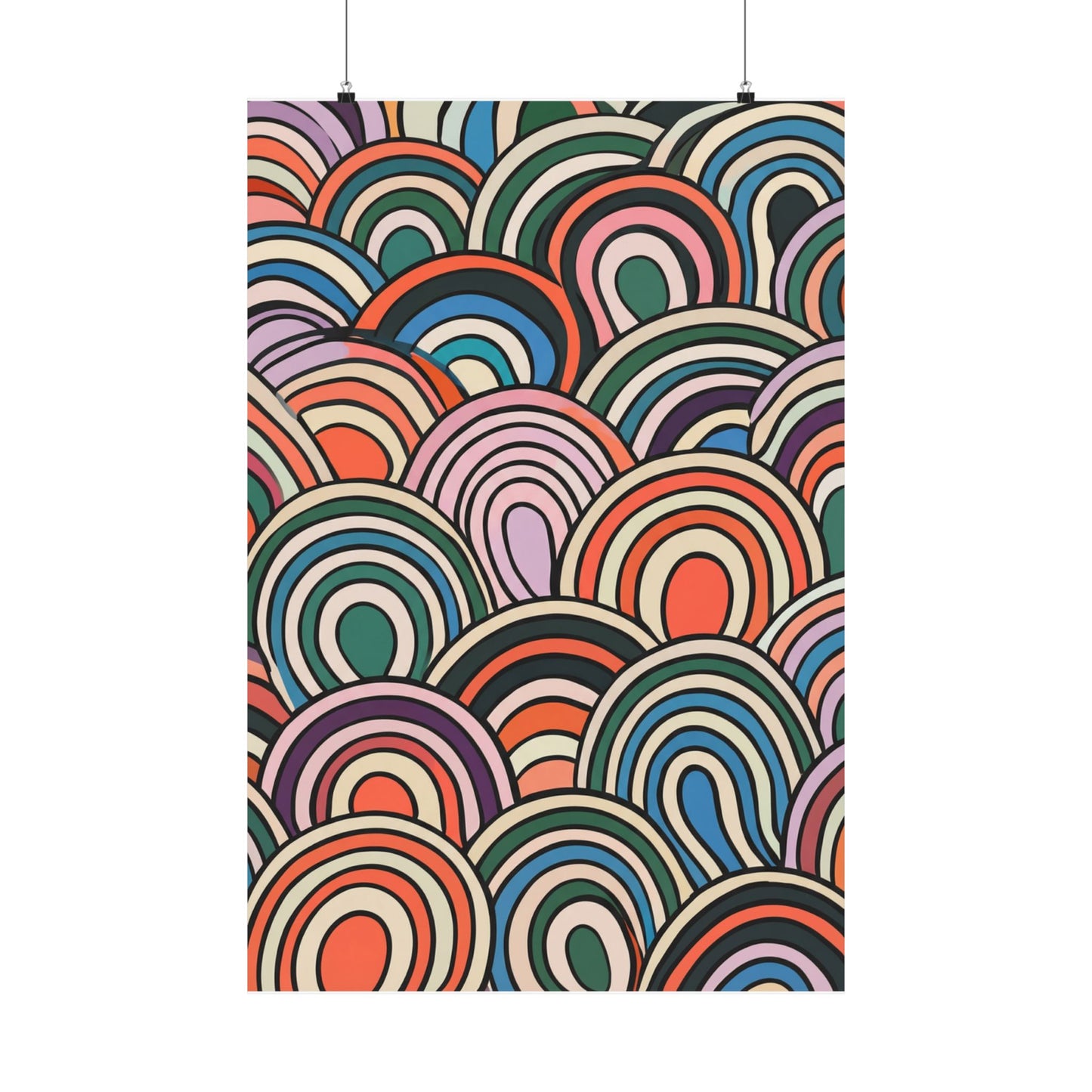 Arcade Arches Art Poster