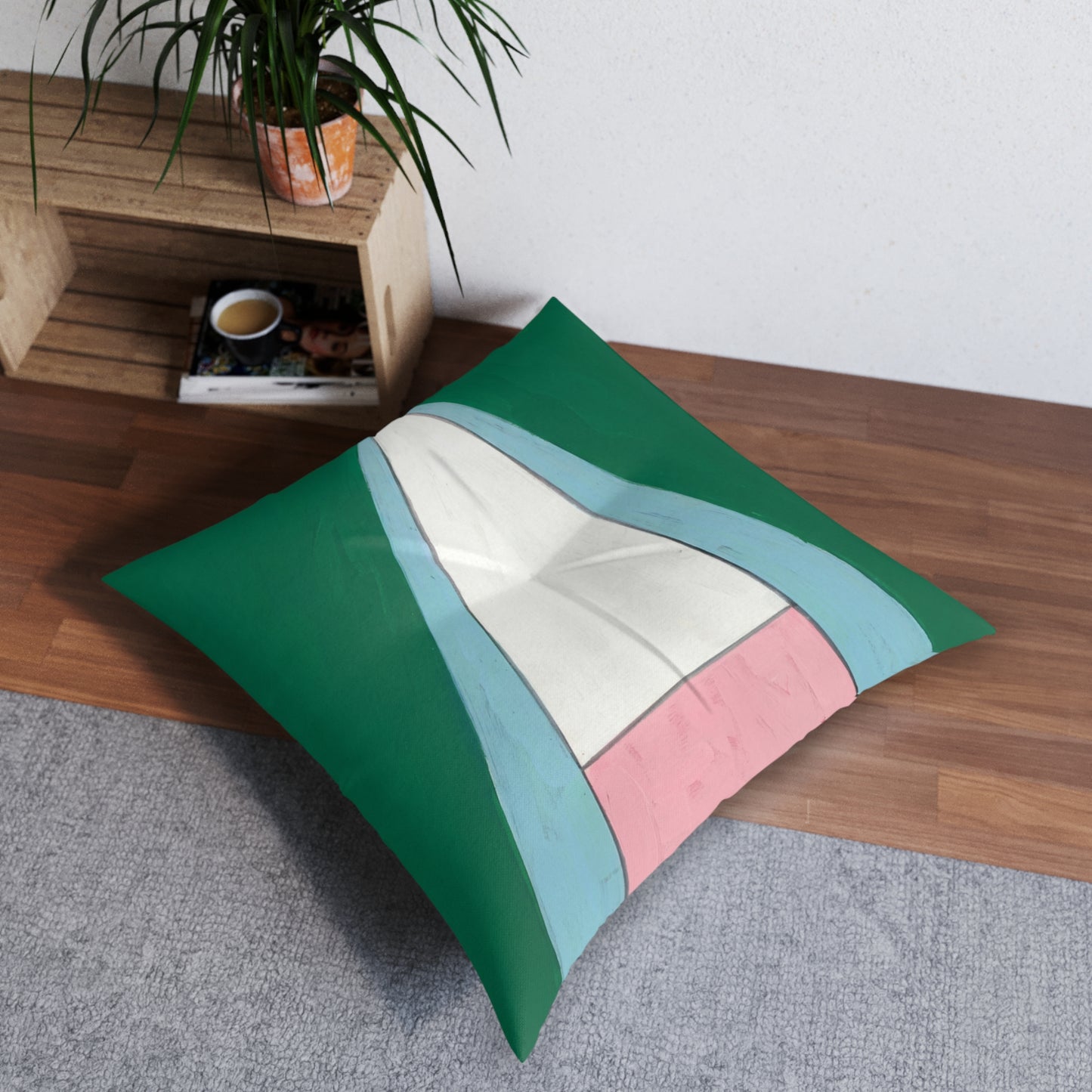 Square Tufted Floor Pillow