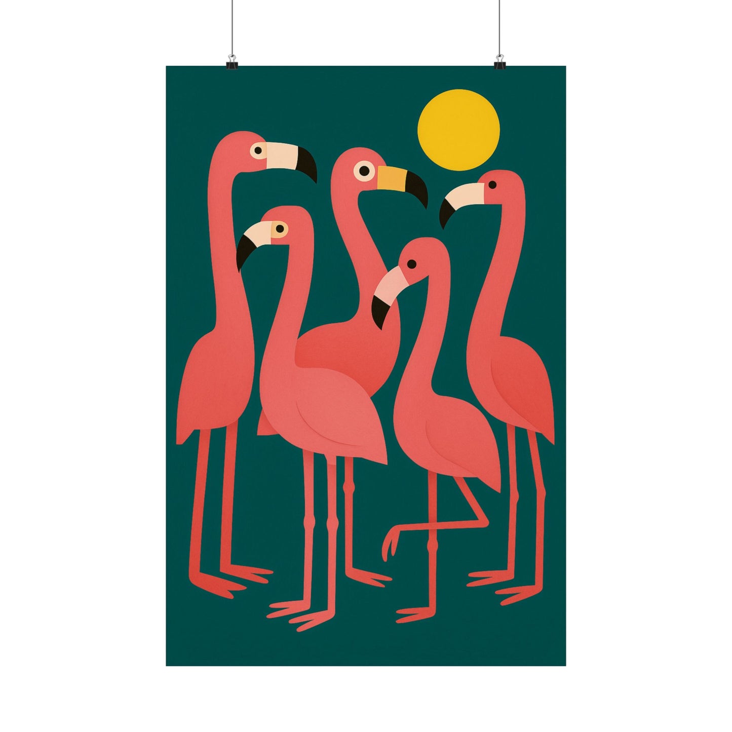 Flamingo Club Art Poster