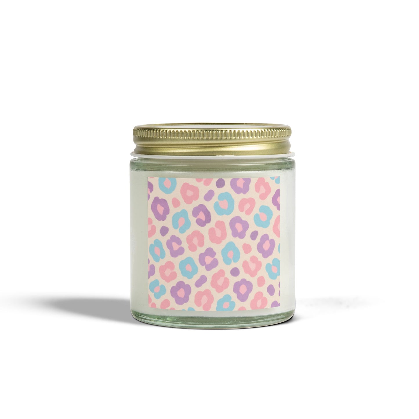Pastel Leopard Scented Candles