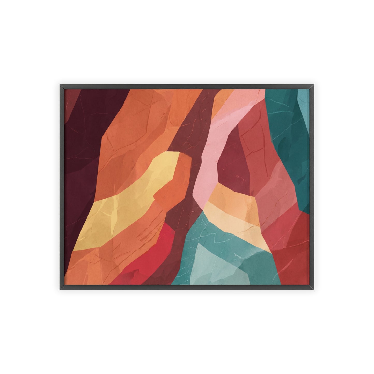 Canyon Fold Wood Framed Posters