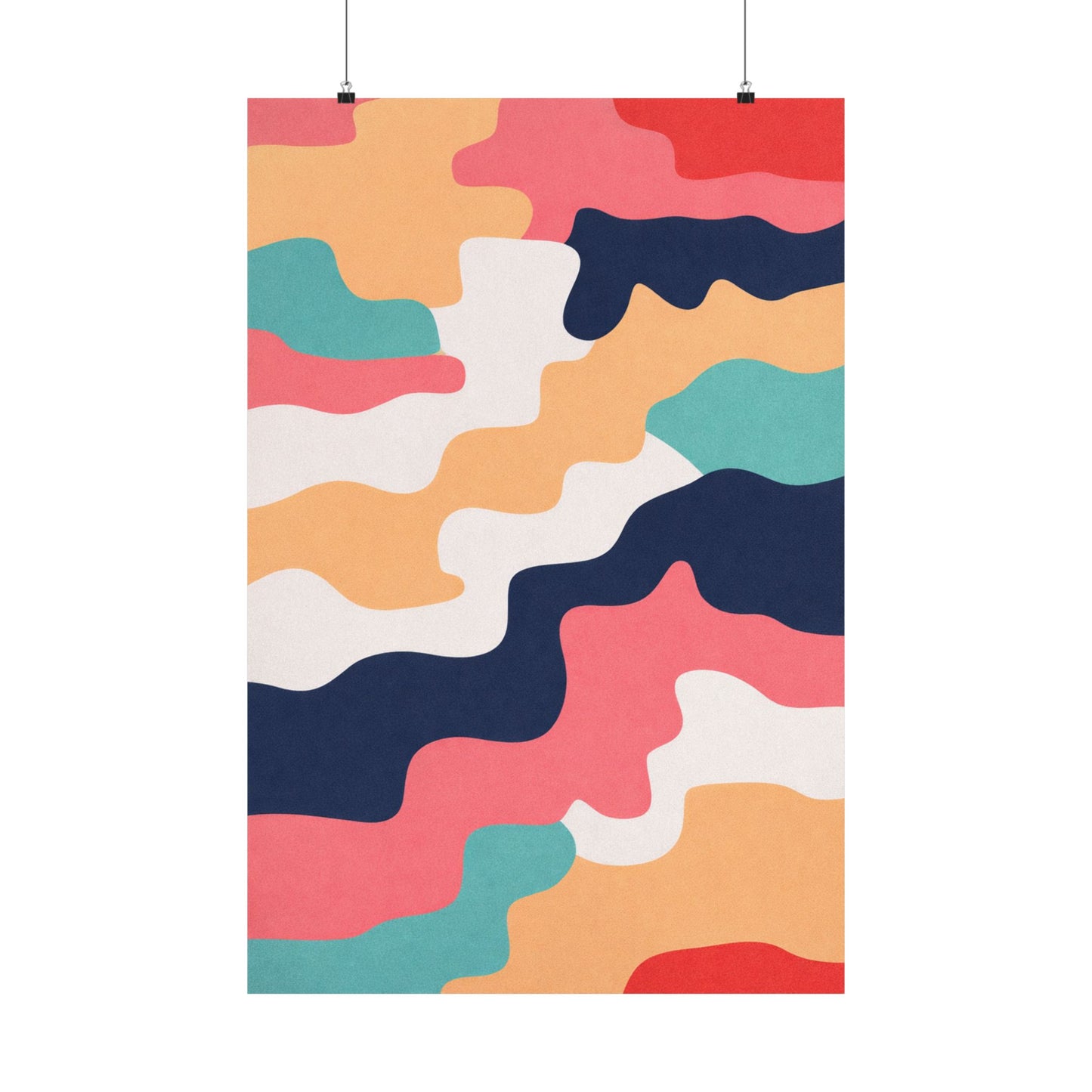 Soft Current Art Poster