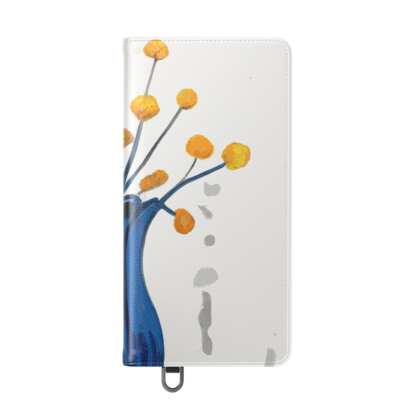 Blue Vase Vegan Leather Flip Case