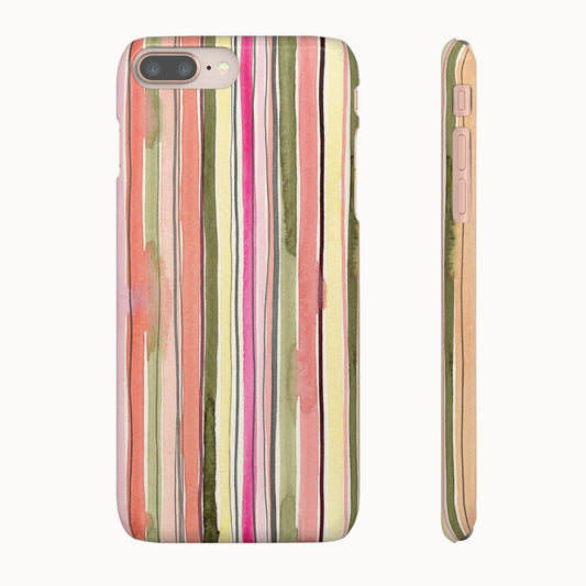 Summer Stripe Snap Phone Case
