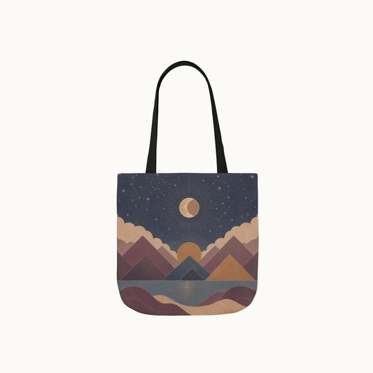 Celestial Vale Tote Bag with 5-Color Straps