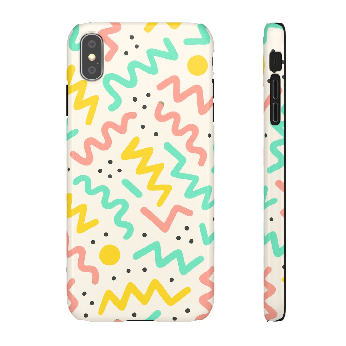 Playful Memphis Snap Phone Case