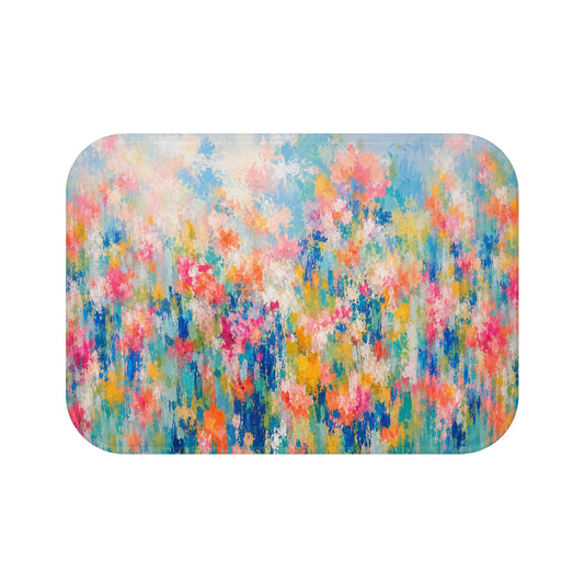 Chromatic Meadow Bath Mat