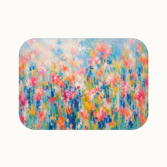 Chromatic Meadow Bath Mat