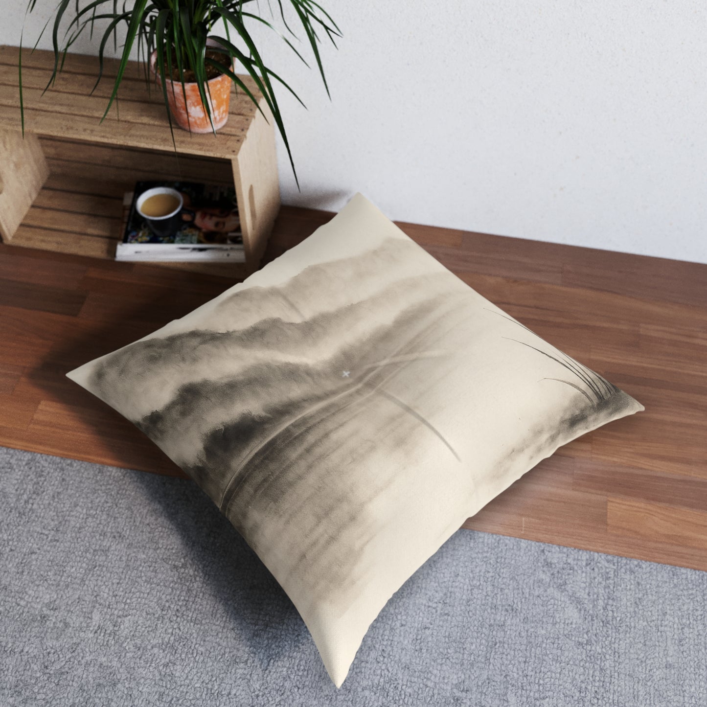 Square Tufted Floor Pillow