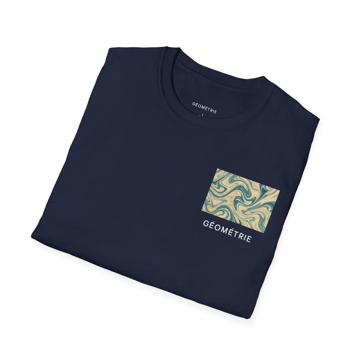 Geo Pattern Unisex Softstyle T-Shirt | Casual Everyday Tee, Graphic Shirt, Gift for Him/Her, Trendy Wear, Artsy Style (Pattern 06)