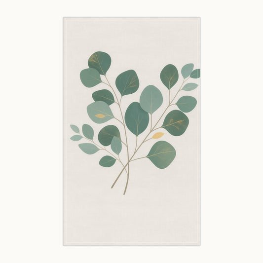 Elegant Floral Tea Towel