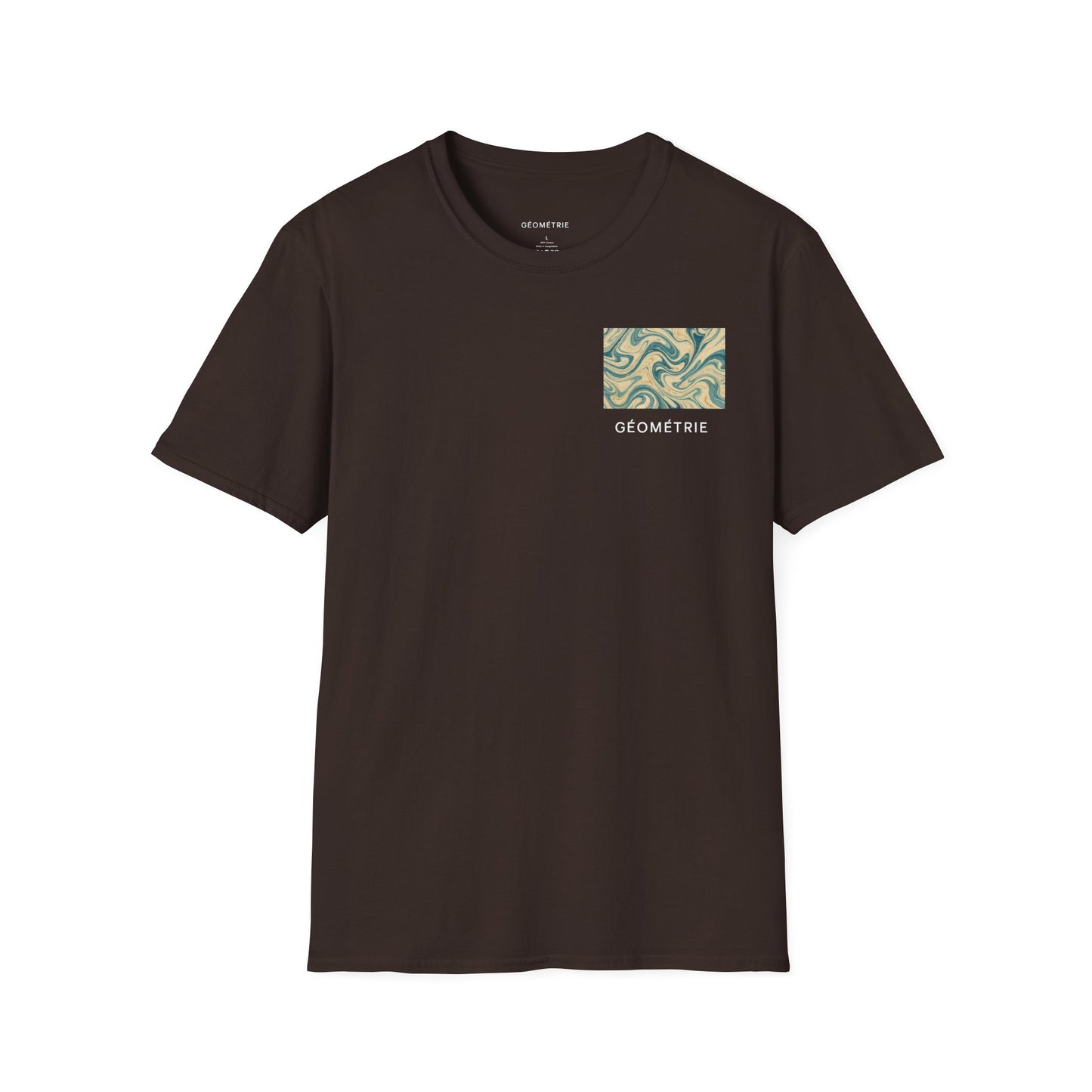 Geo Pattern Unisex Softstyle T-Shirt | Casual Everyday Tee, Graphic Shirt, Gift for Him/Her, Trendy Wear, Artsy Style (Pattern 06)
