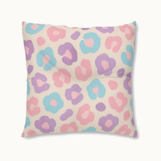Square Tufted Floor Pillow