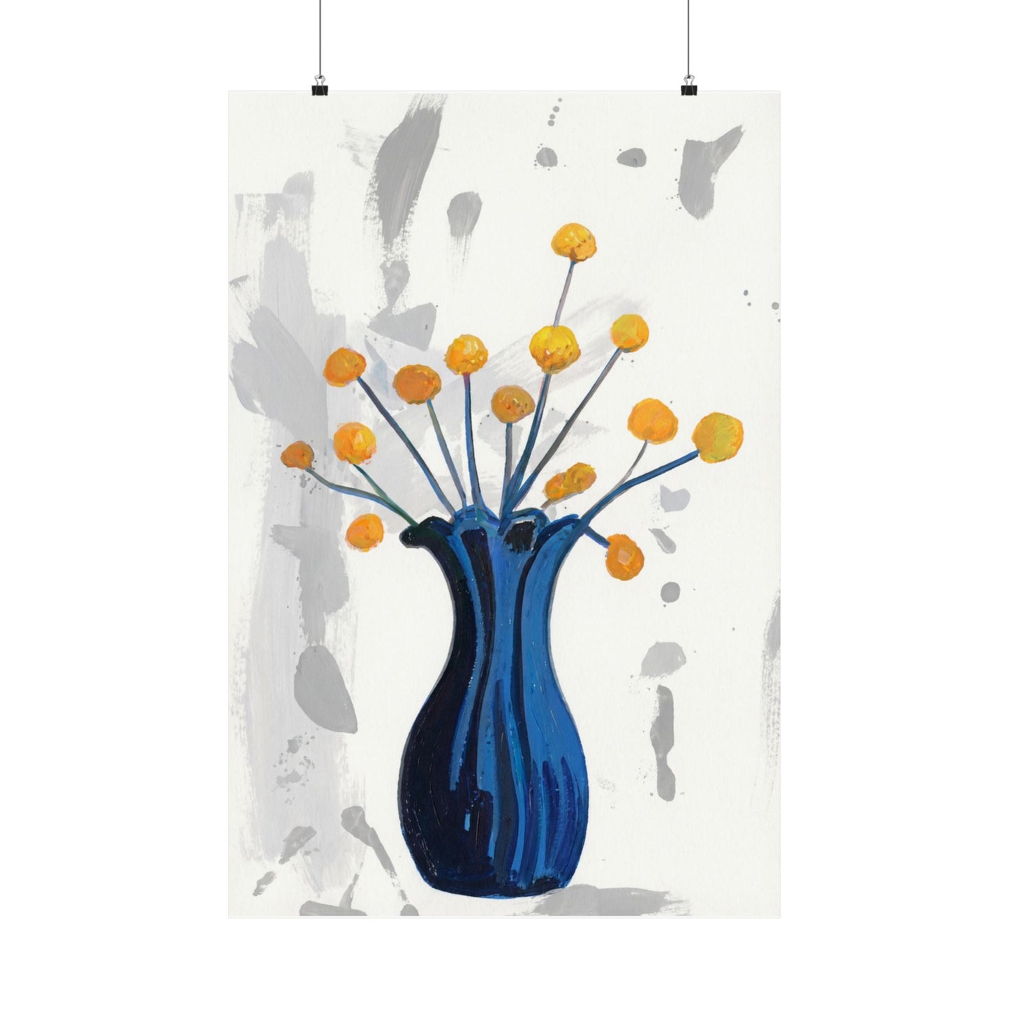 Blue Vase Art Poster