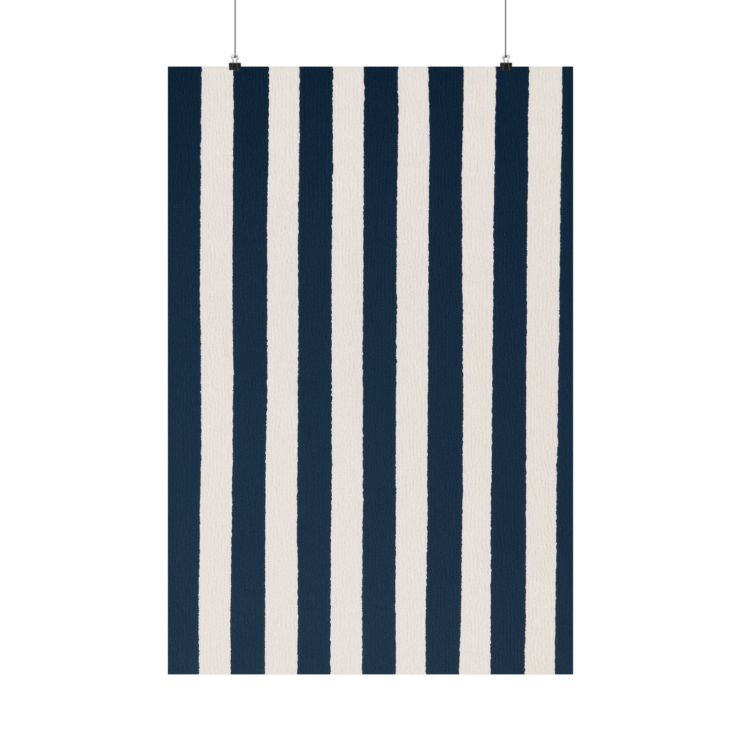 Imperfect Stripes Art Poster