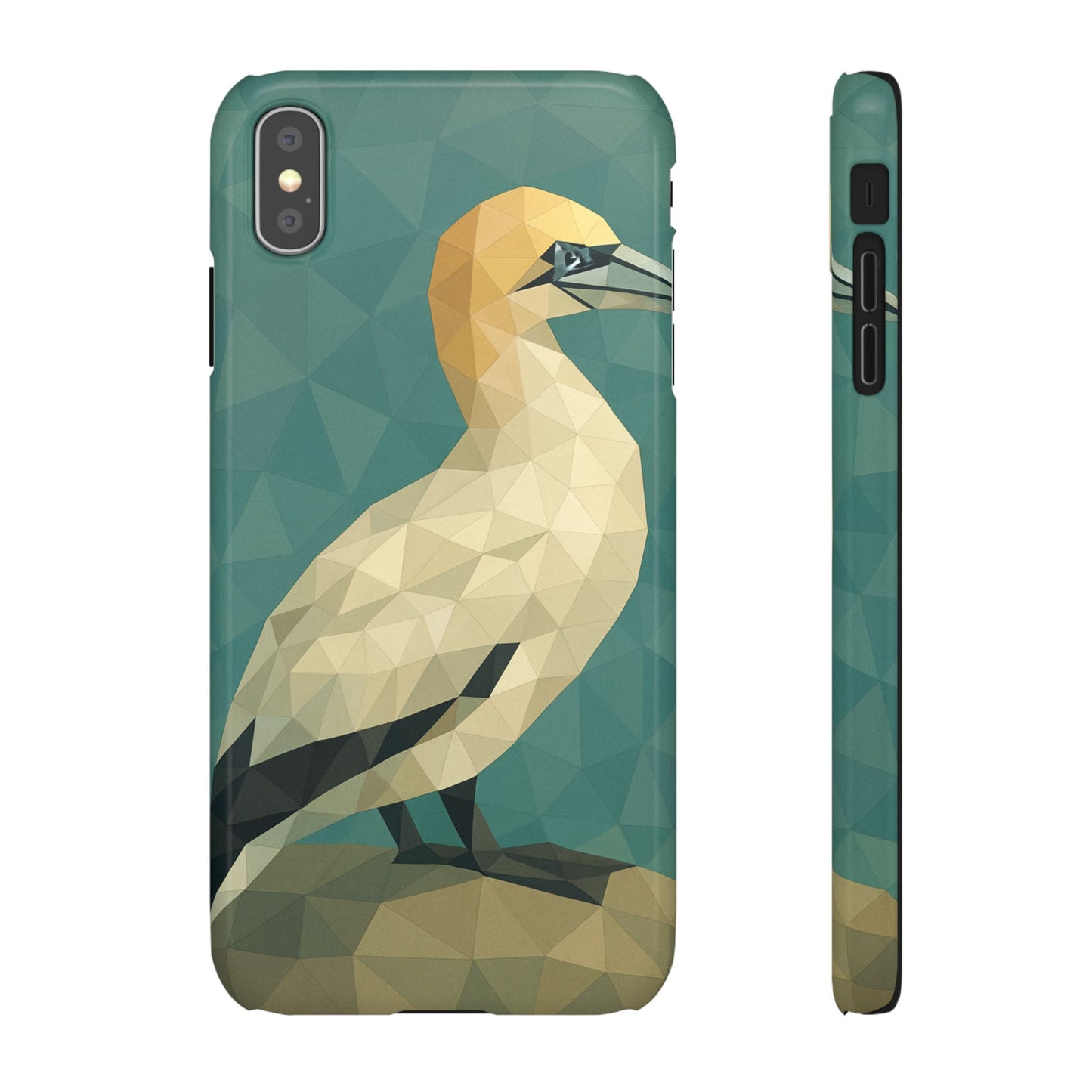 Geometric Gannet Snap Phone Case