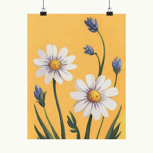 Spring Daisies Art Poster