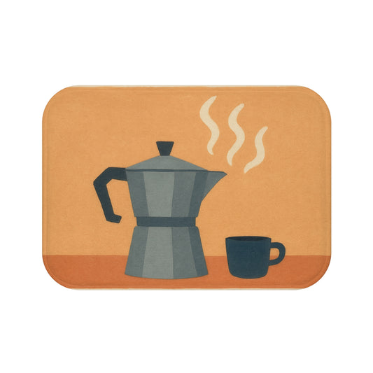 Moka Pot Morning Bath Mat