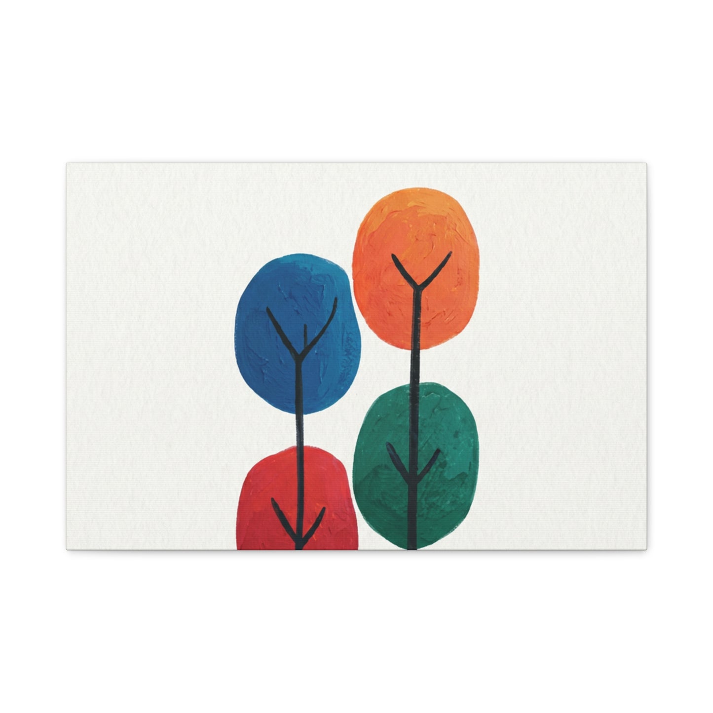 Four Seasons Stretched Canvas Wall Art