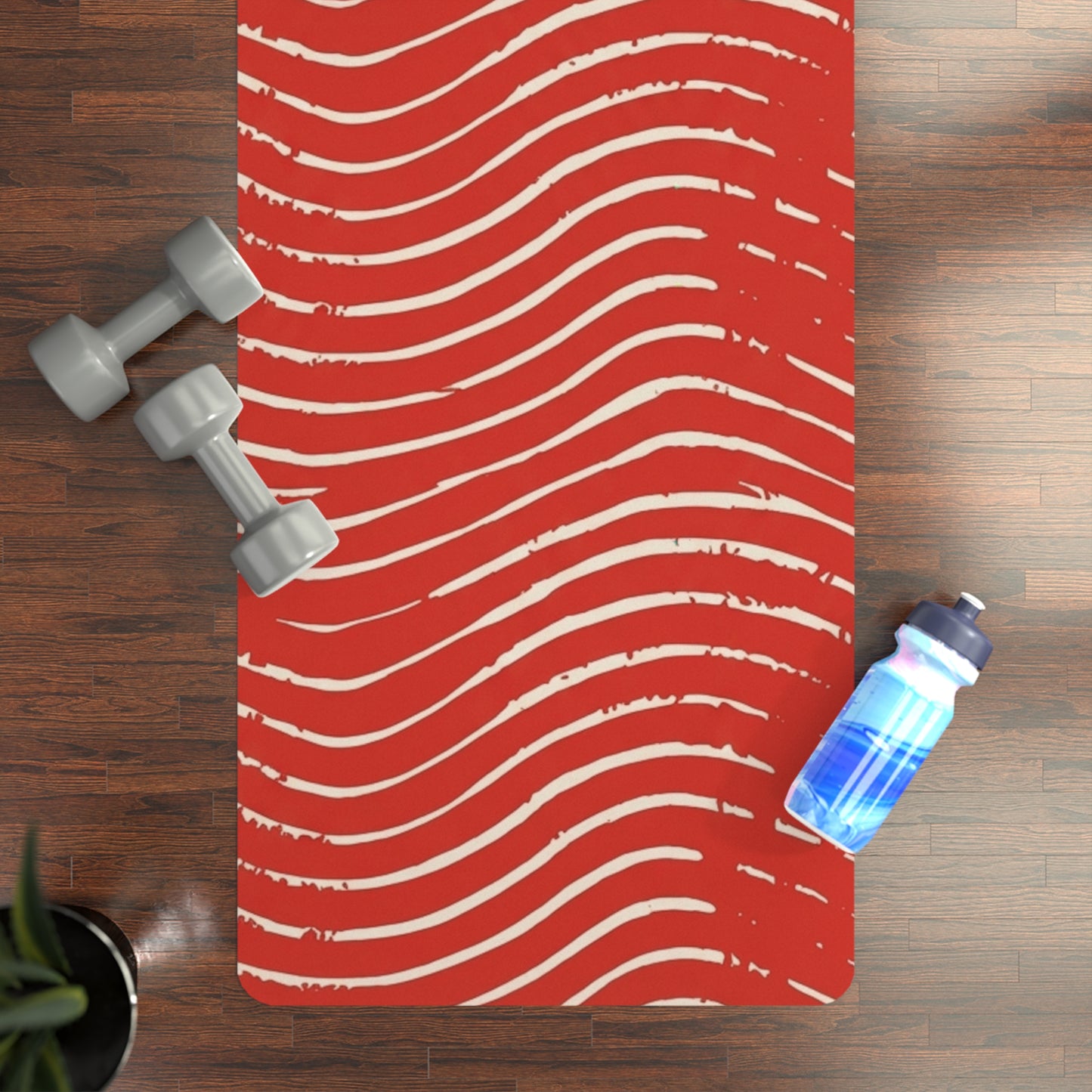 Scarlet Tide Rubber Yoga Mat