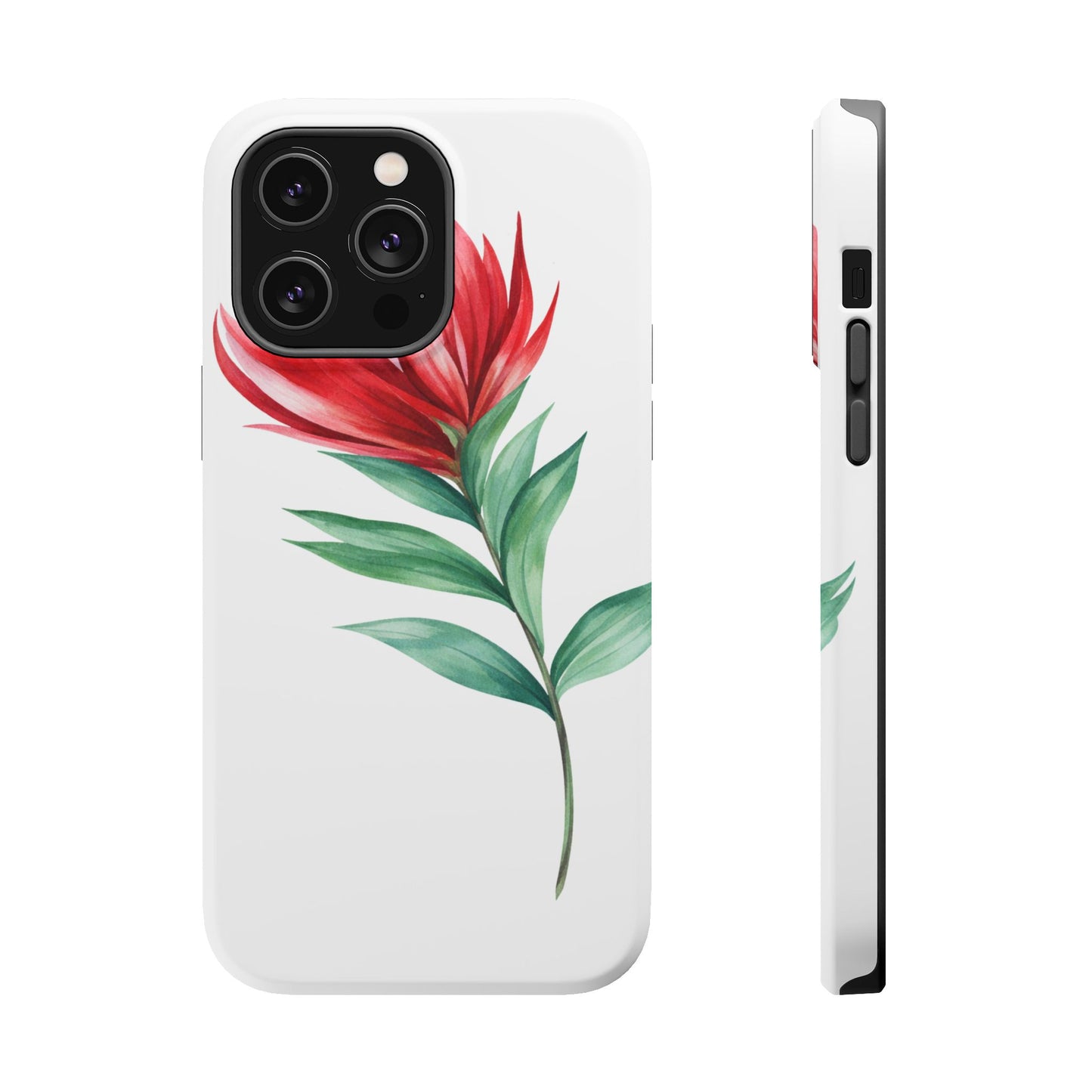 Crimson Protea Magnetic Phone Case