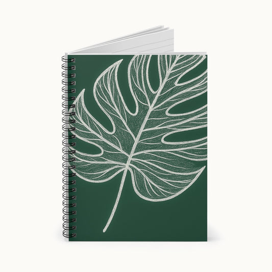Monstera Line Notebook