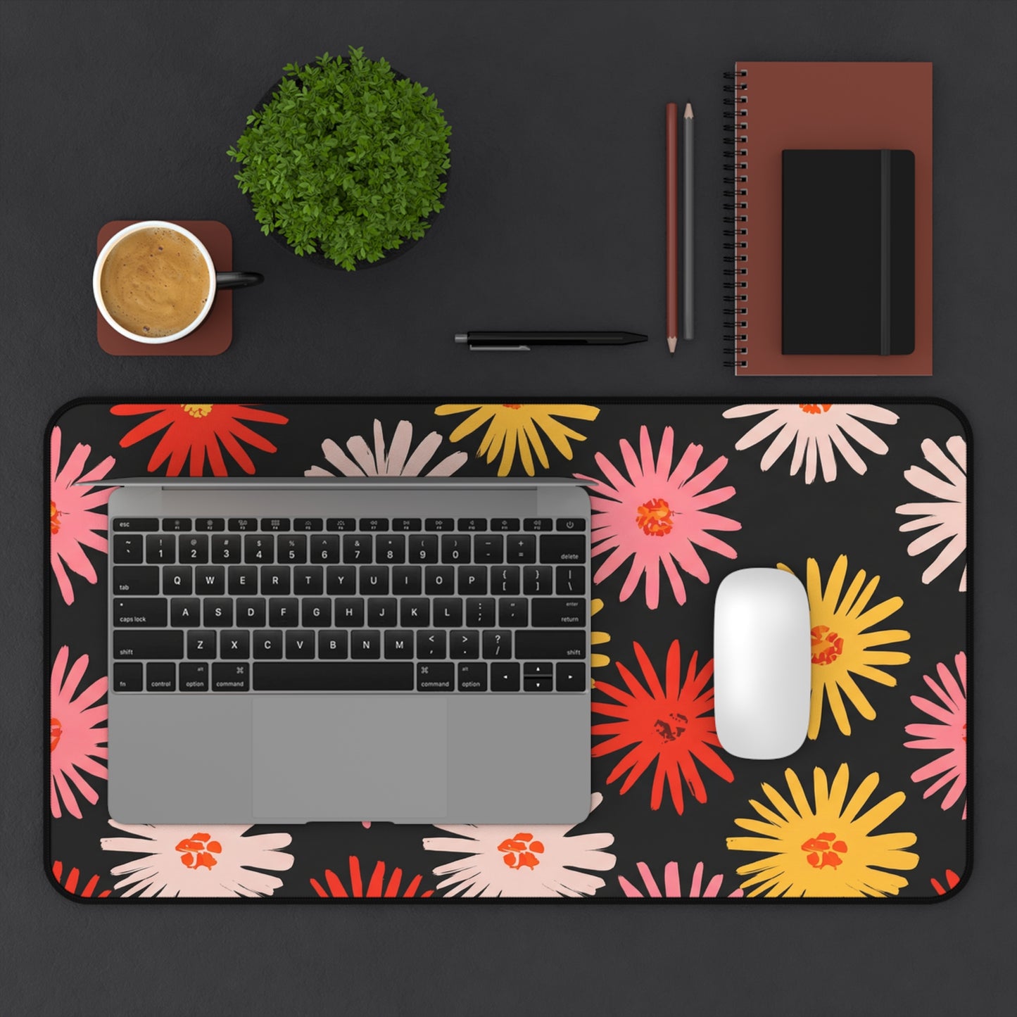 Night Bloom Desk Mat