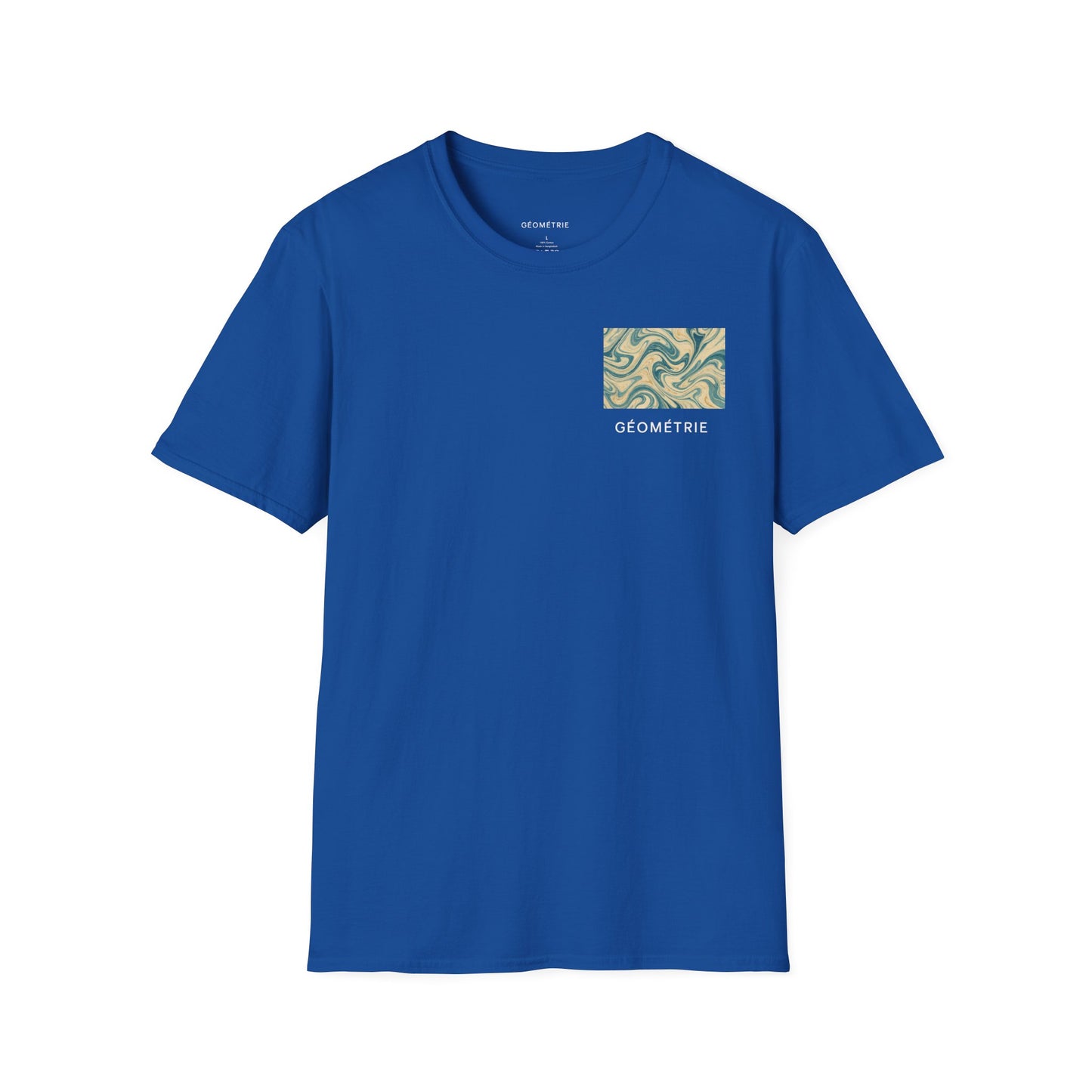 Geo Pattern Unisex Softstyle T-Shirt | Casual Everyday Tee, Graphic Shirt, Gift for Him/Her, Trendy Wear, Artsy Style (Pattern 06)