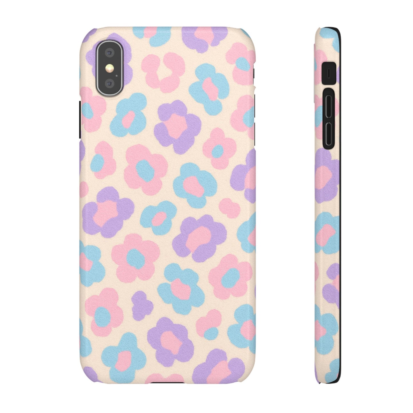 Candy Leopard Print Snap Phone Case