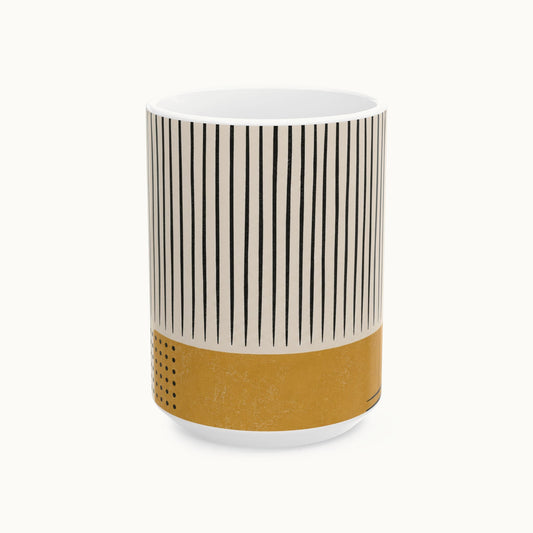 Ochre Cadence Ceramic Mug