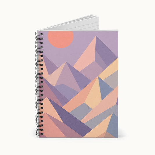 Mauve Peaks Notebook
