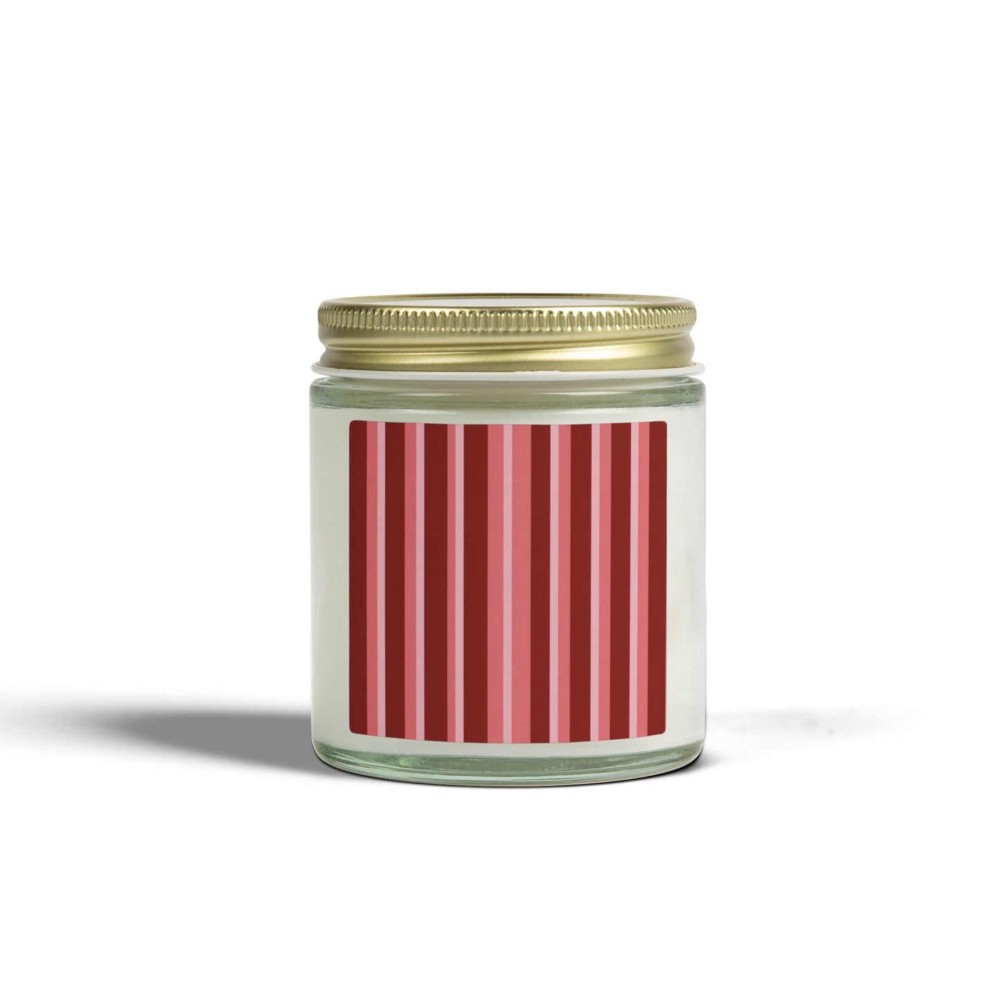 Raspberry Pinstripe Scented Candles