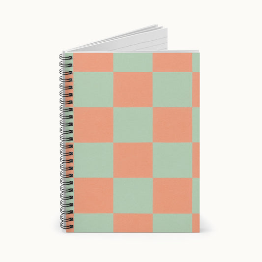 Pastel Checkered Notebook