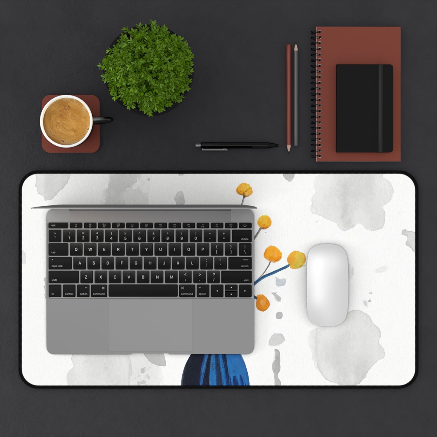 Blue Vase Desk Mat