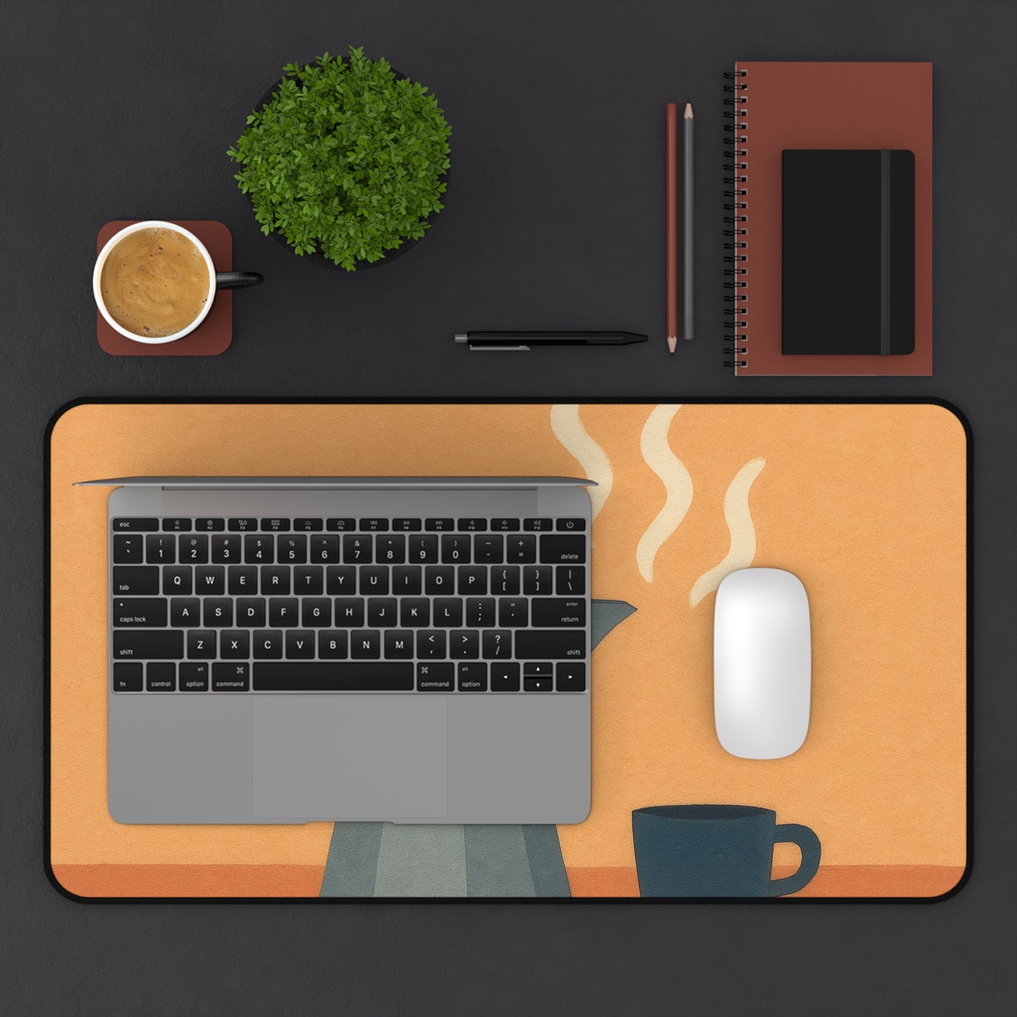 Moka Pot Morning Desk Mat