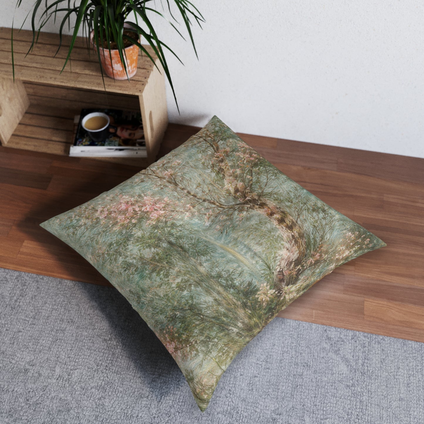 Square Tufted Floor Pillow