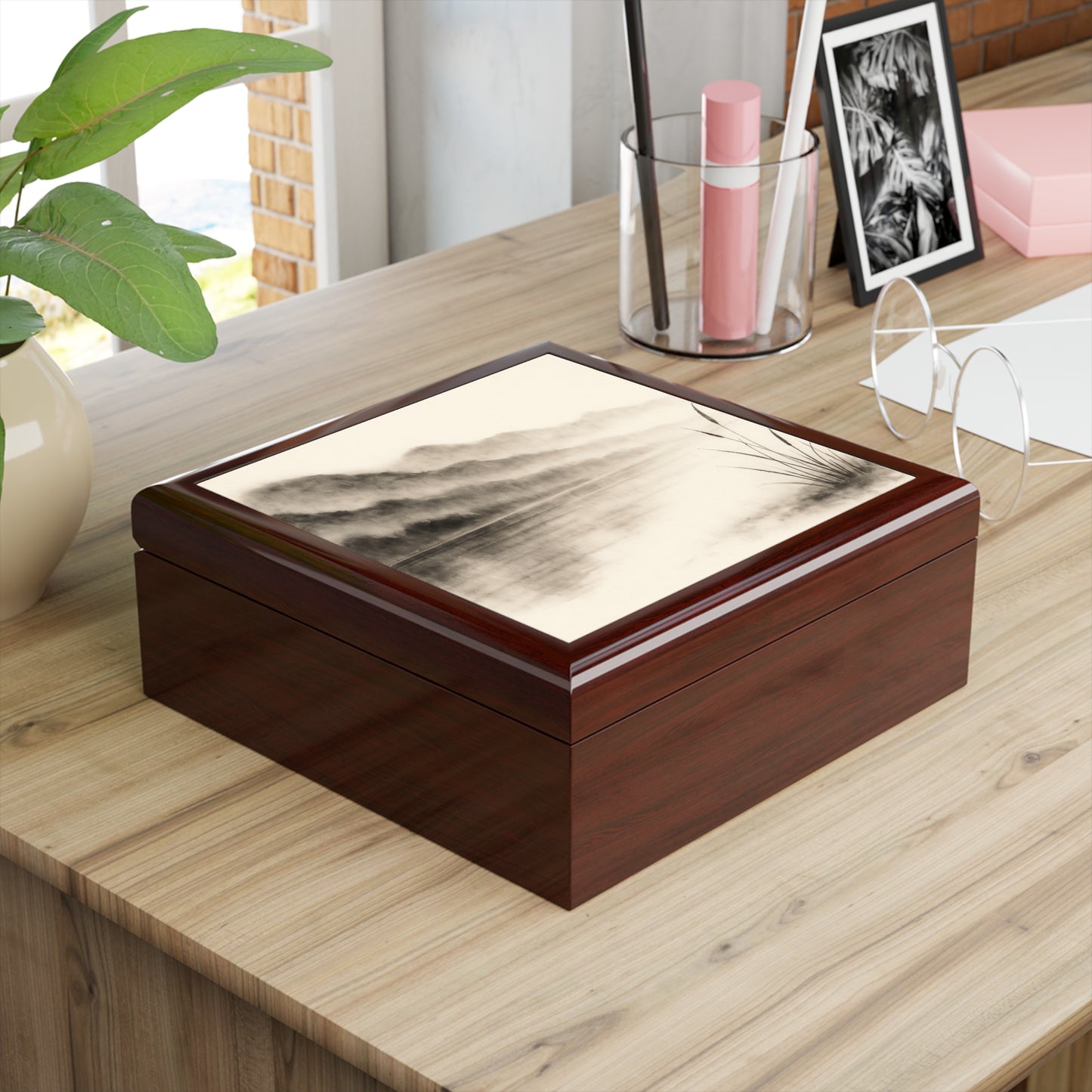 Serene Misty Jewelry Box