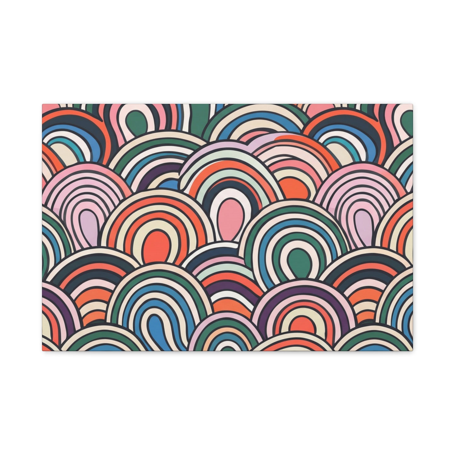 Arcade Arches Stretched Canvas Wall Art