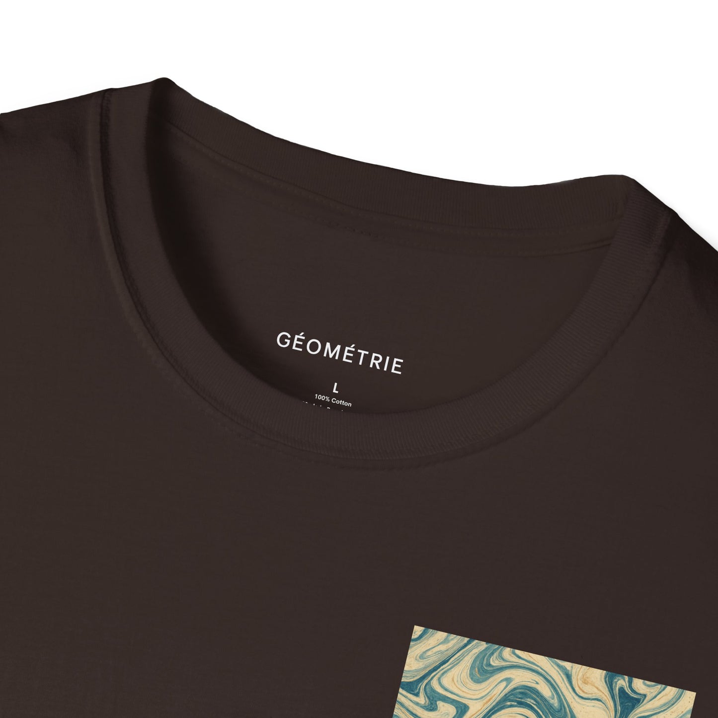 Geo Pattern Unisex Softstyle T-Shirt | Casual Everyday Tee, Graphic Shirt, Gift for Him/Her, Trendy Wear, Artsy Style (Pattern 06)