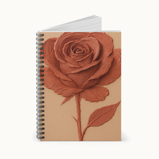 Textured Rose Artistry Notebook
