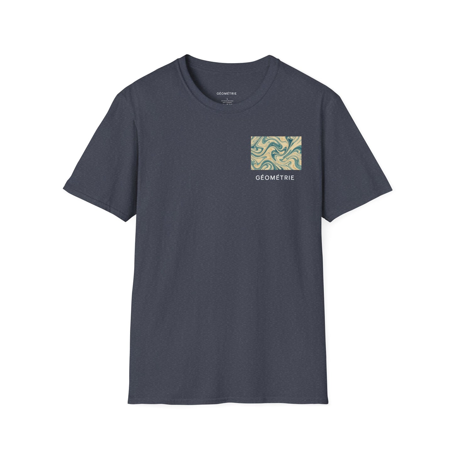 Geo Pattern Unisex Softstyle T-Shirt | Casual Everyday Tee, Graphic Shirt, Gift for Him/Her, Trendy Wear, Artsy Style (Pattern 06)