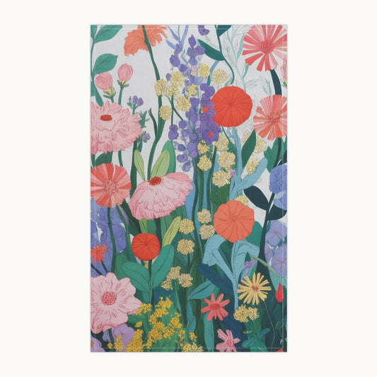 Wildflower Field Tea Towel